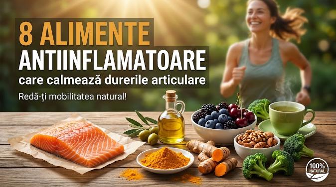 Alimente antiinflamatoare naturale pentru reducerea durerilor articulare și mobilitate
