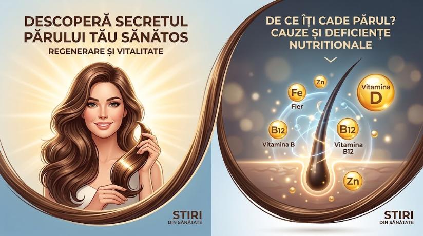 Cauze cadere par deficiente vitamine folicul sanatos.