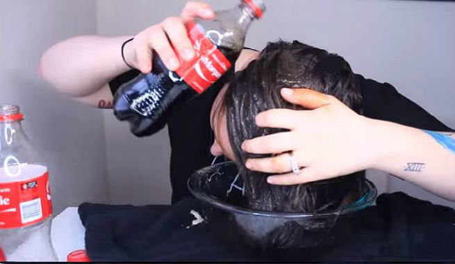 coca cola pentru par