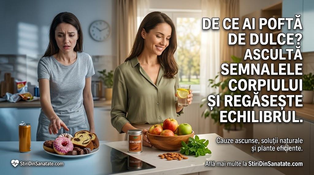O femeie alege fructe și nuci sănătoase în loc de gogoși, înțelegând semnalele corpului de poftă dulce.