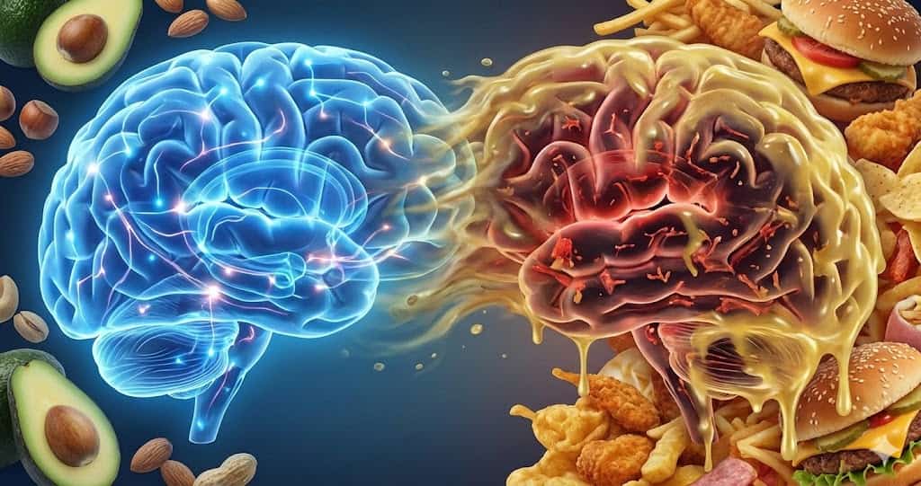 Impactul negativ al grăsimilor în exces asupra sănătății creierului uman.