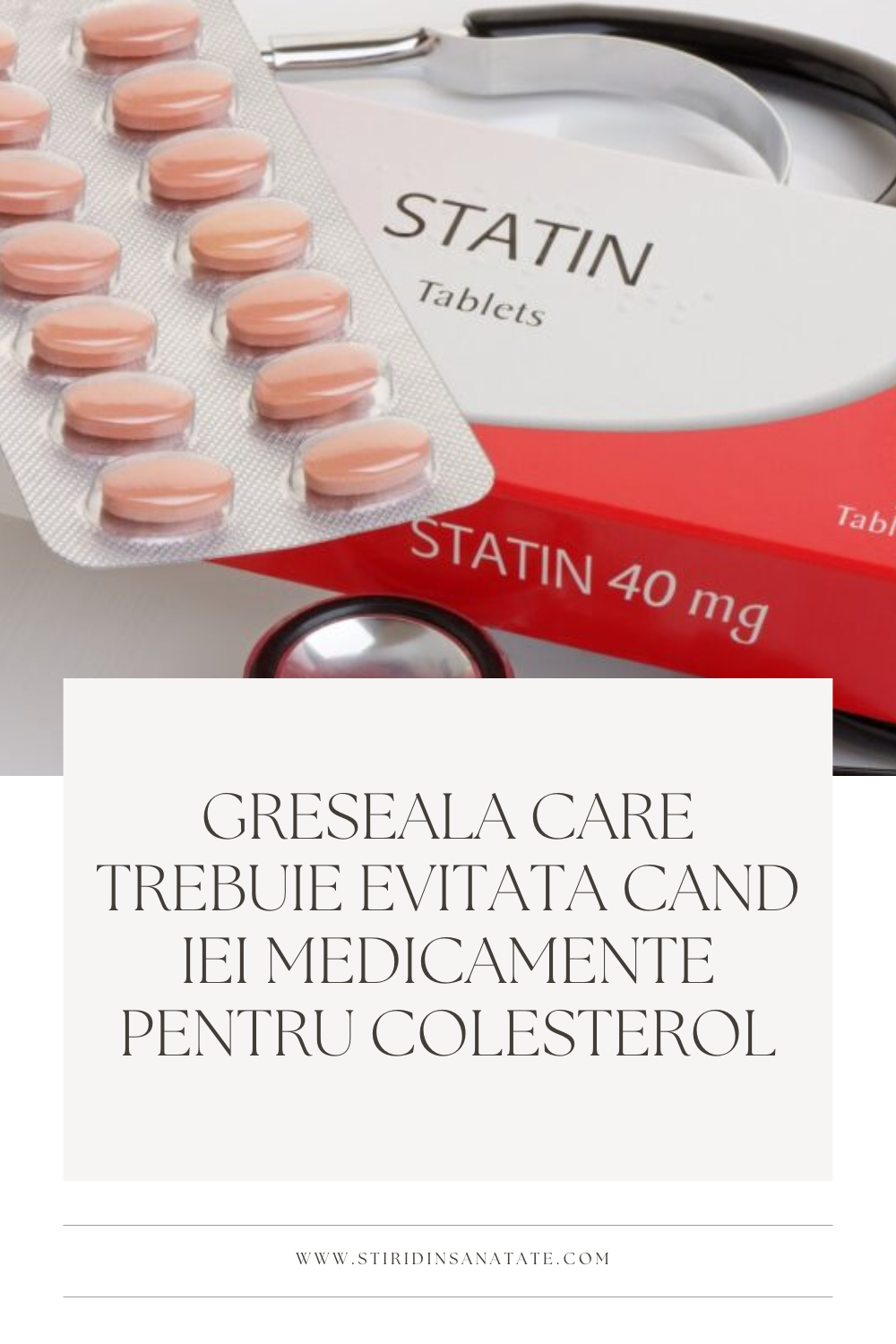 medicamente pentru colesterol