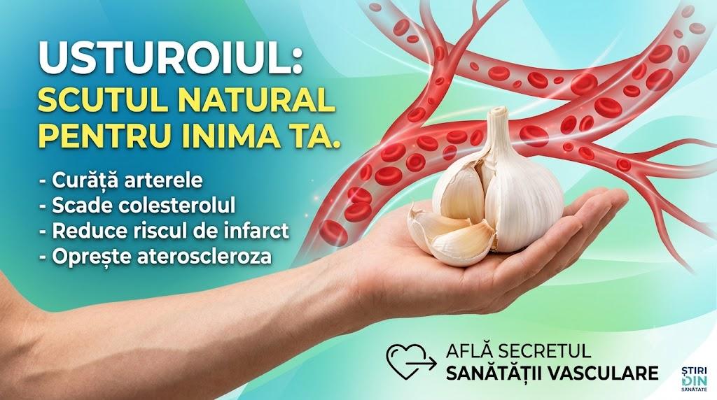 Usturoi și artere sănătoase pentru protecția inimii împotriva infarctului